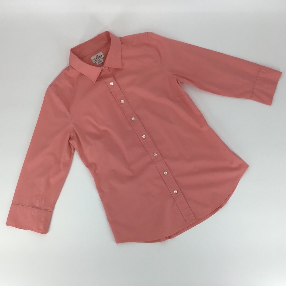 J. Crew Haberdashery 3/4 Sleeve Stretch Shirt, XS